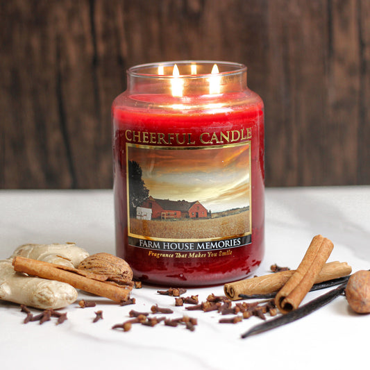 Farm House Memories - 24 oz Cheerful Candle