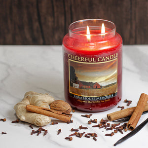 Farm House Memories - 24 oz Cheerful Candle - Product Image by A Cheerful Giver