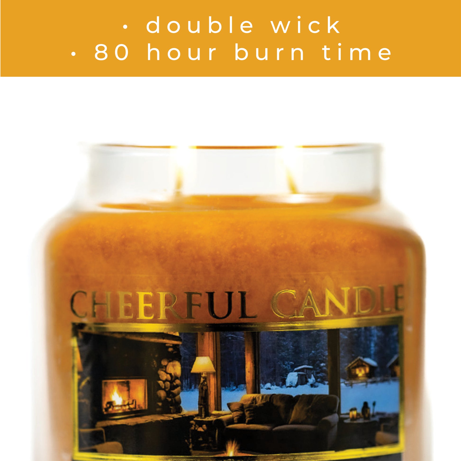 Fireside Escape - 16 oz Cheerful Candle