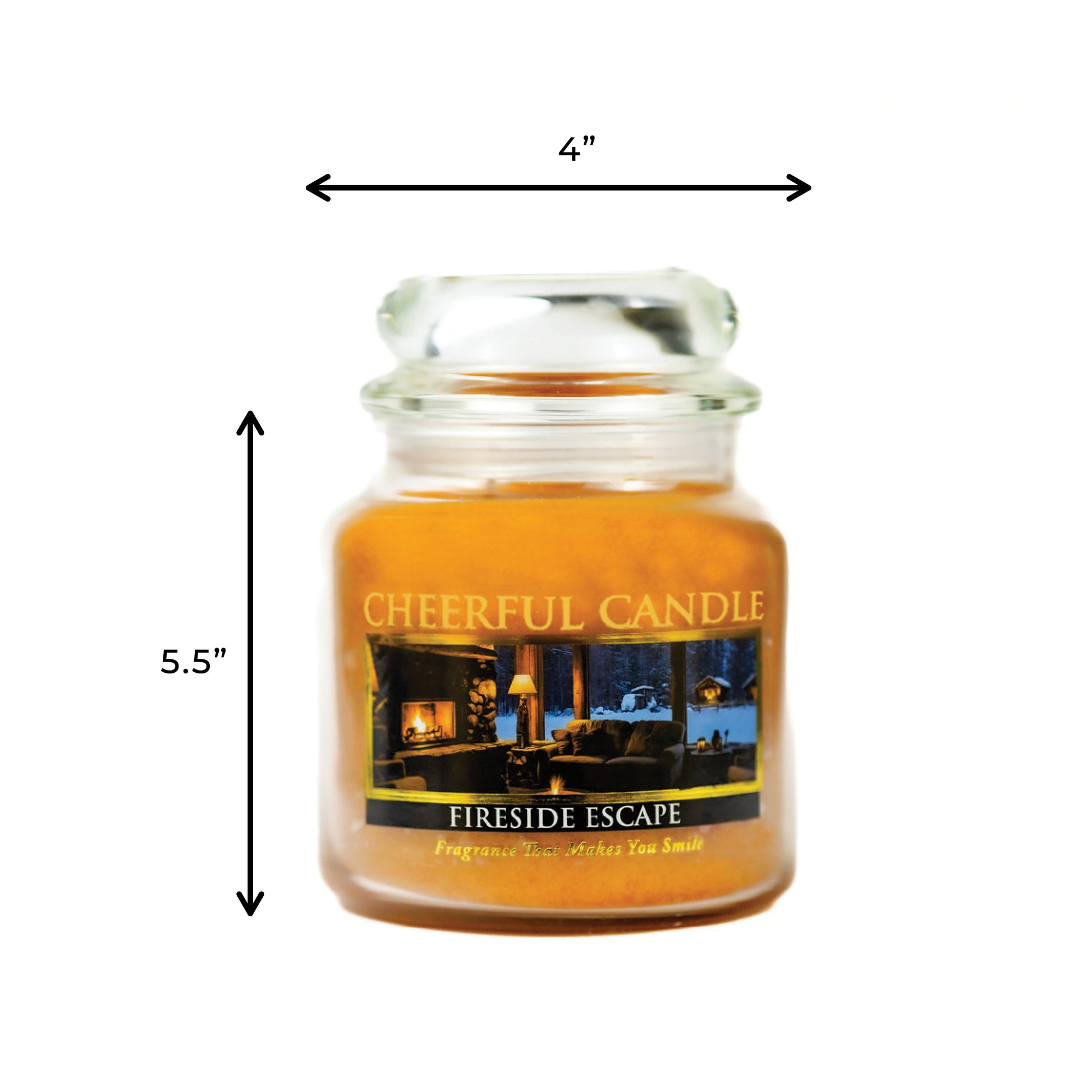 Fireside Escape - 16 oz Cheerful Candle