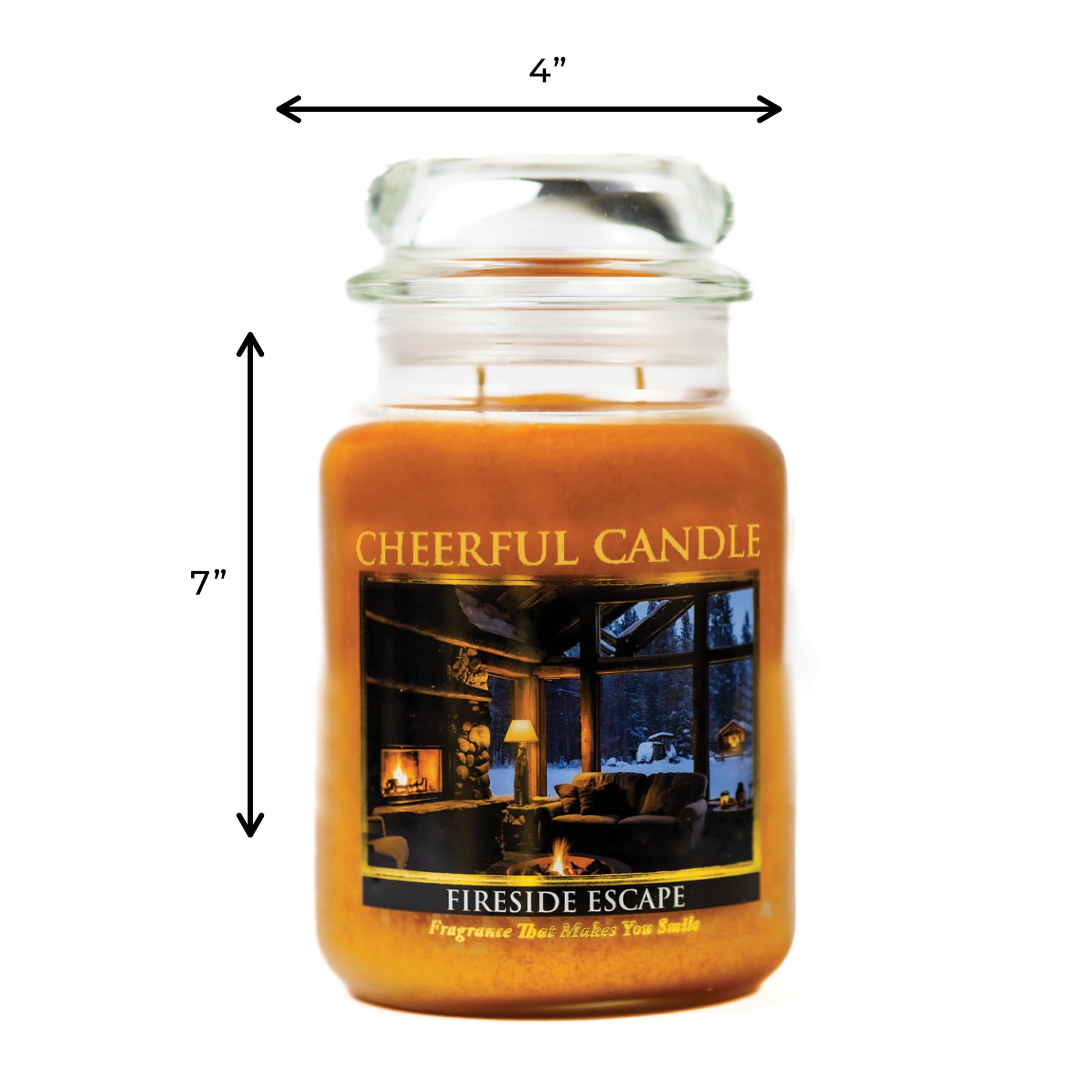 Fireside Escape - 24 oz Cheerful Candle