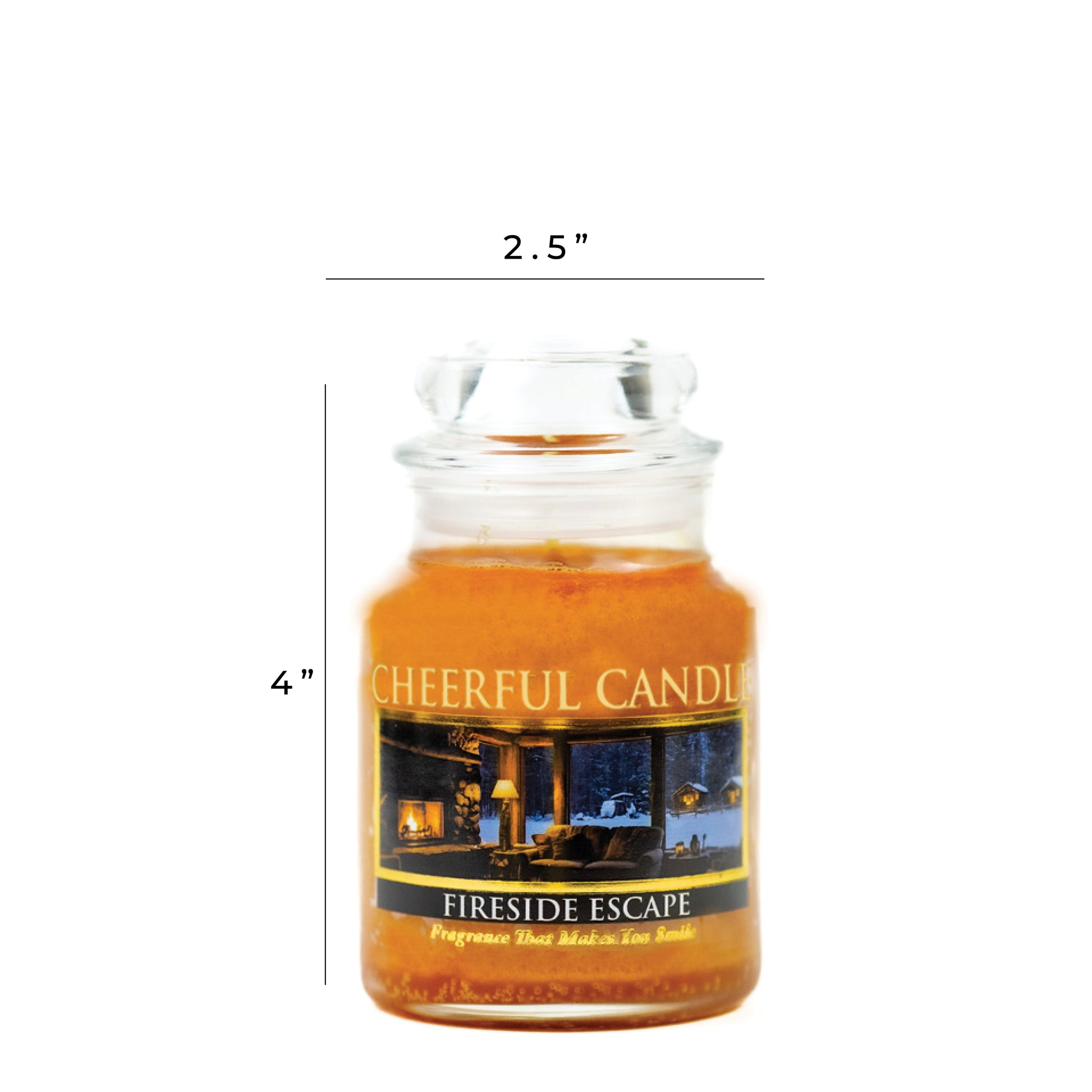 Fireside Escape - 6 oz Cheerful Candle