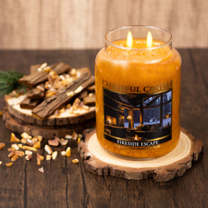 Fireside Escape - 24 oz Cheerful Candle - Product Image by A Cheerful Giver