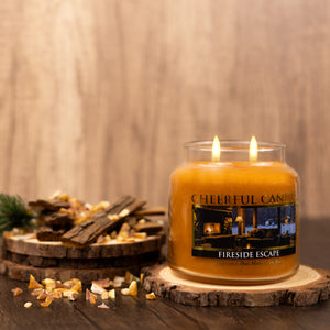 Fireside Escape - 16 oz Cheerful Candle - Product Image by A Cheerful Giver