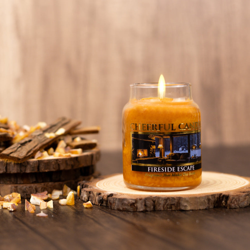 Fireside Escape - 6 oz Cheerful Candle - Product Image by A Cheerful Giver