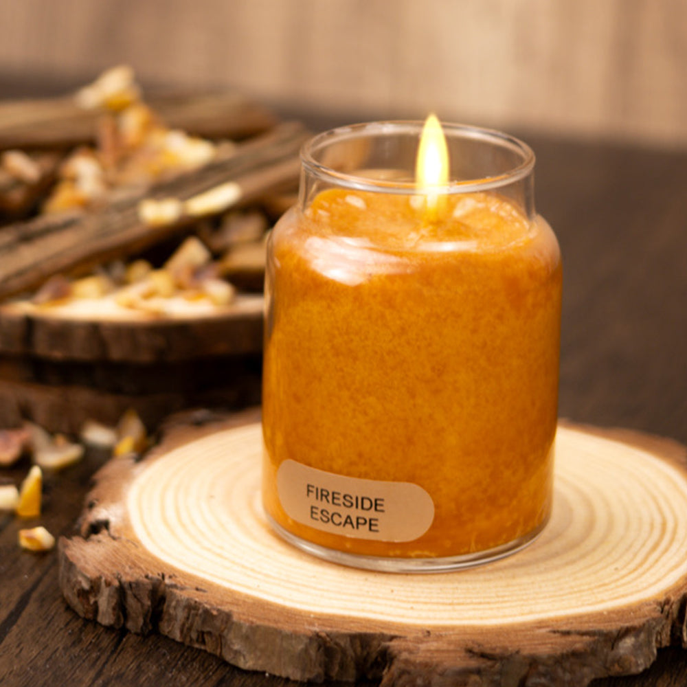 Fireside Escape - 6 oz Baby Candle - Product Image by A Cheerful Giver