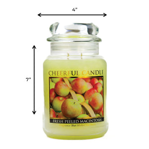 Fresh Peeled Macintosh - 24 oz Cheerful Candle