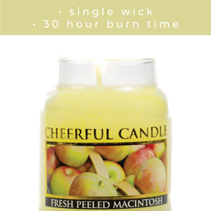 Fresh Peeled Macintosh - 6 oz Cheerful Candle