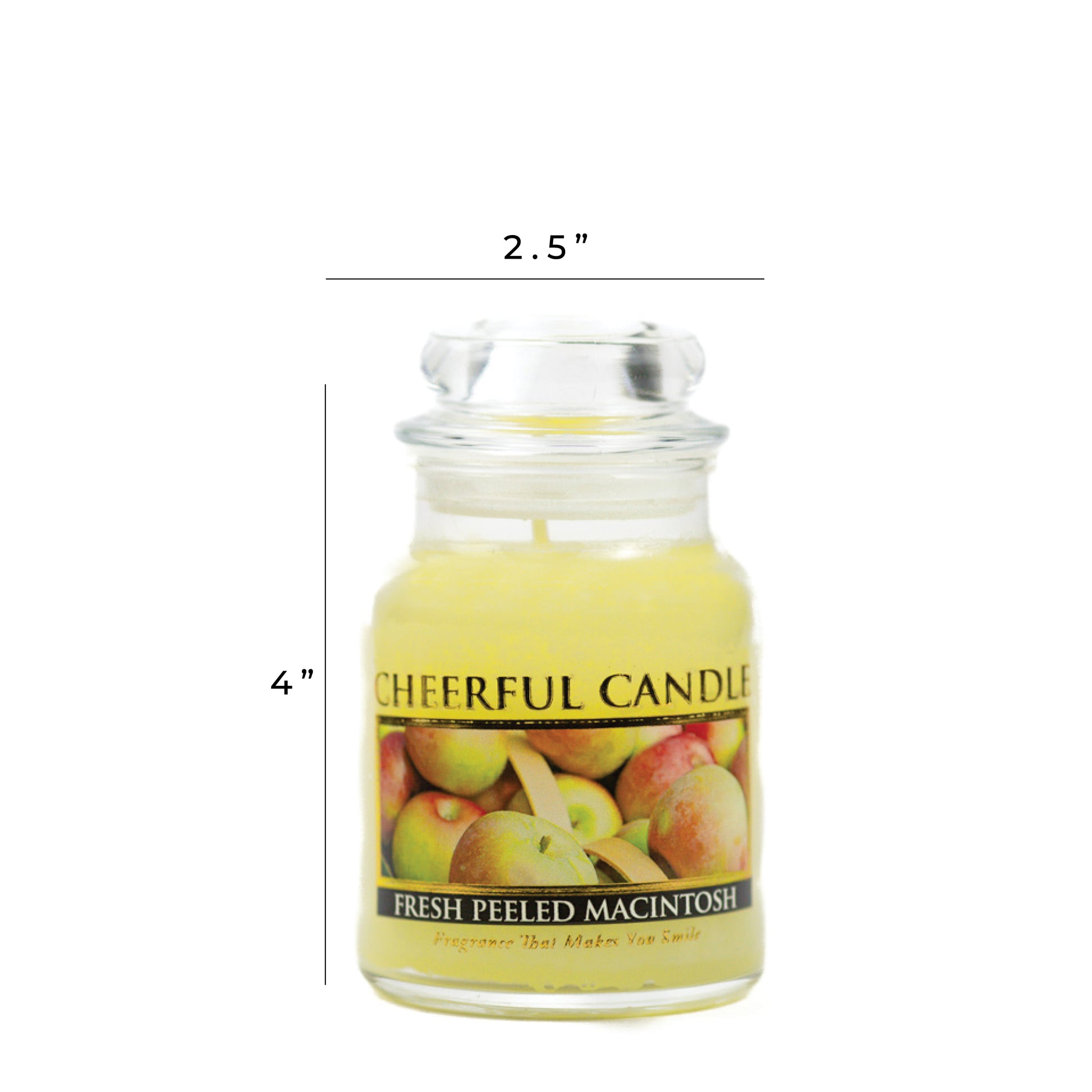 Fresh Peeled Macintosh - 6 oz Cheerful Candle