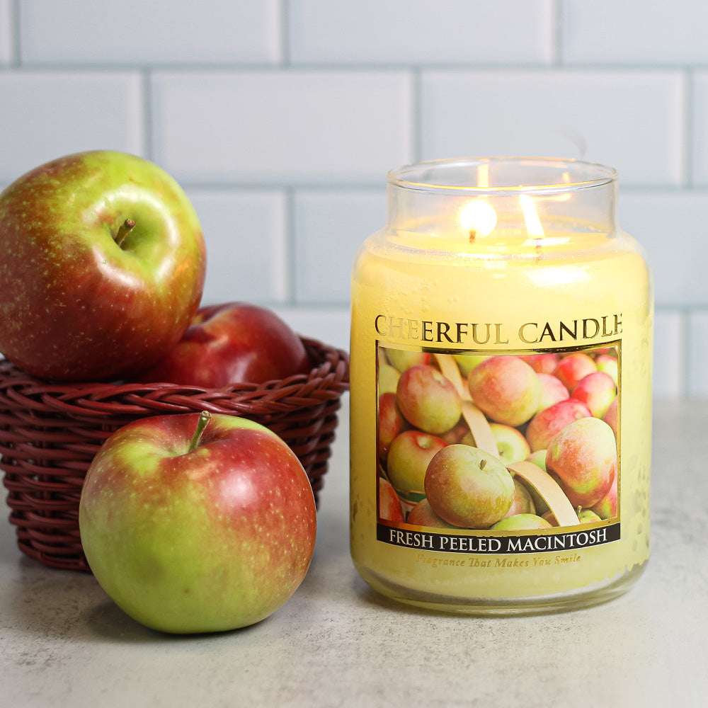 Fresh Peeled Macintosh - 24 oz Cheerful Candle