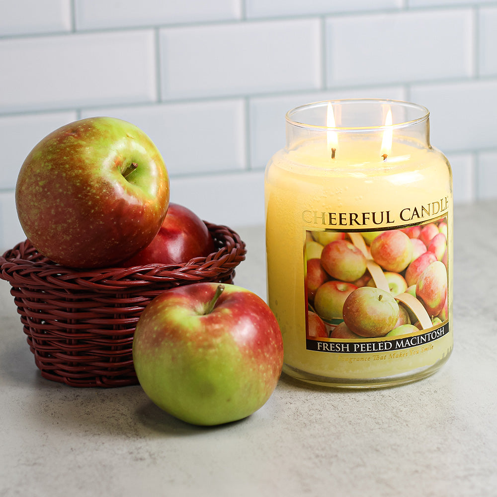 Fresh Peeled Macintosh - 24 oz Cheerful Candle - Product Image by A Cheerful Giver