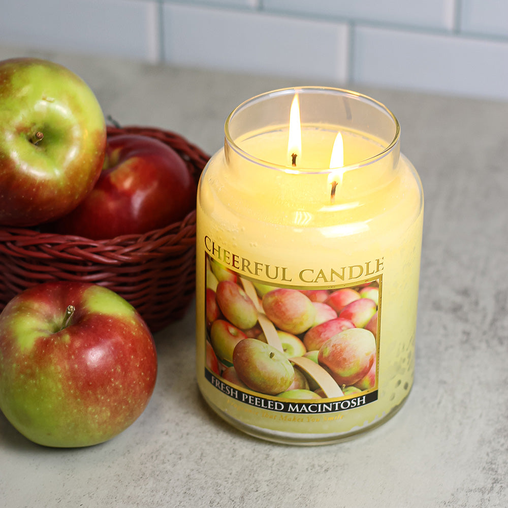 Fresh Peeled Macintosh - 24 oz Cheerful Candle