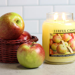 Fresh Peeled Macintosh - 24 oz Cheerful Candle