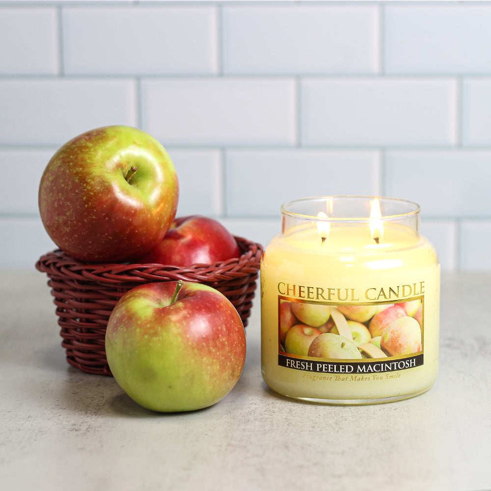 Fresh Peeled Macintosh - 16 oz Cheerful Candle