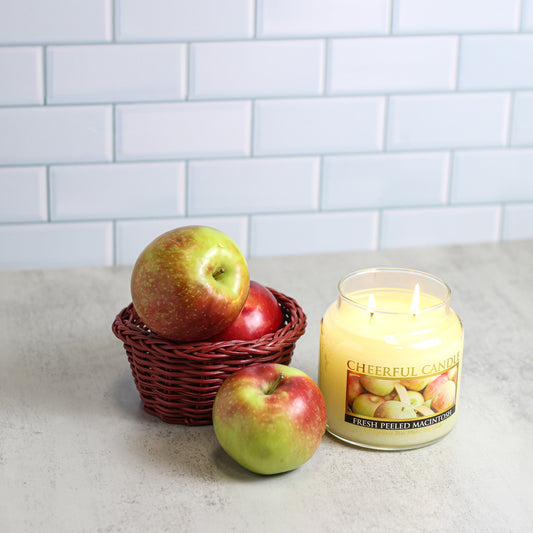 Fresh Peeled Macintosh - 16 oz Cheerful Candle