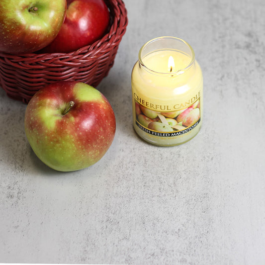 Fresh Peeled Macintosh - 6 oz Cheerful Candle