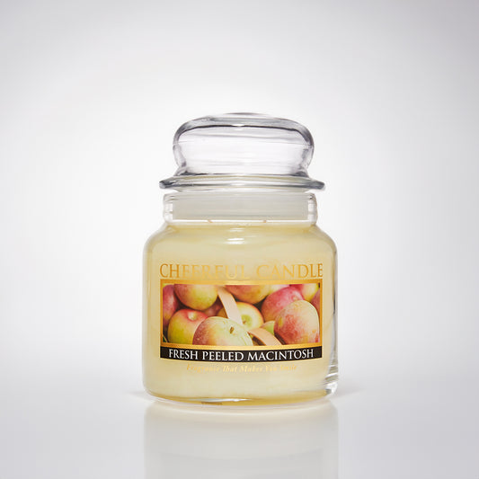 Fresh Peeled Macintosh Scented Candle -16 oz, Double Wick, Cheerful Candle