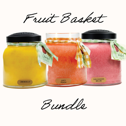 Fruit Basket Papa Candle Bundle
