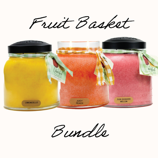 Fruit Basket Papa Candle Bundle