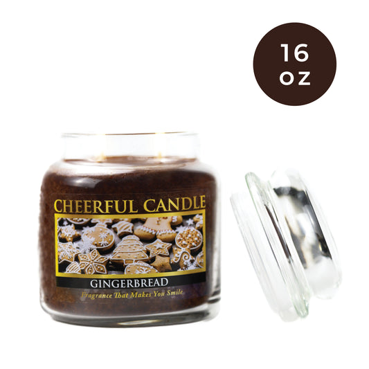 Gingerbread - 16 oz Cheerful Candle
