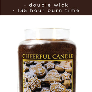 Gingerbread - 24 oz Cheerful Candle