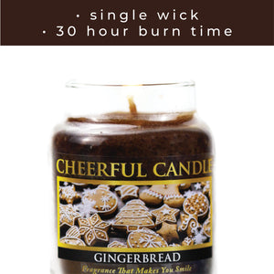 Gingerbread - 6 oz Cheerful Candle