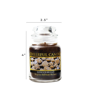Gingerbread - 6 oz Cheerful Candle