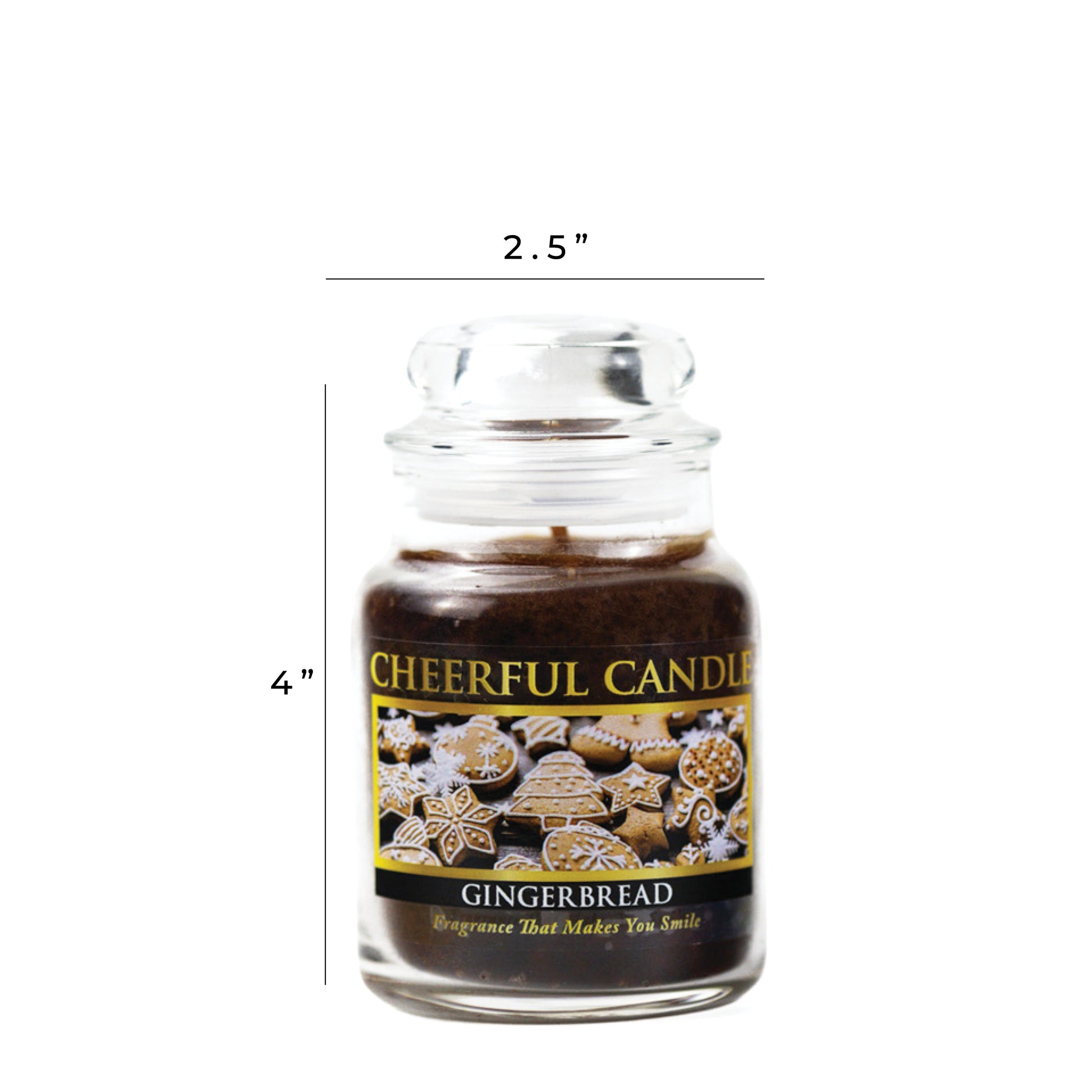 Gingerbread - 6 oz Cheerful Candle