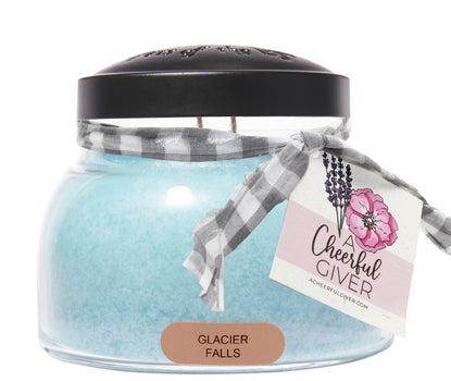 Glacier Falls Scented Candle - 22 oz, Double Wick, Mama Jar