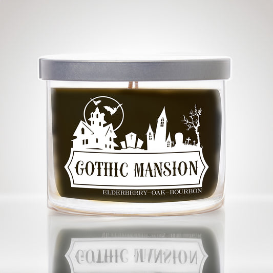 Gothic Mansion - Halloween Jar Candle