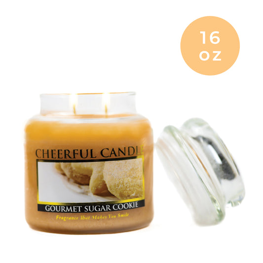 Gourmet Sugar Cookie - 16 oz Cheerful  Candle