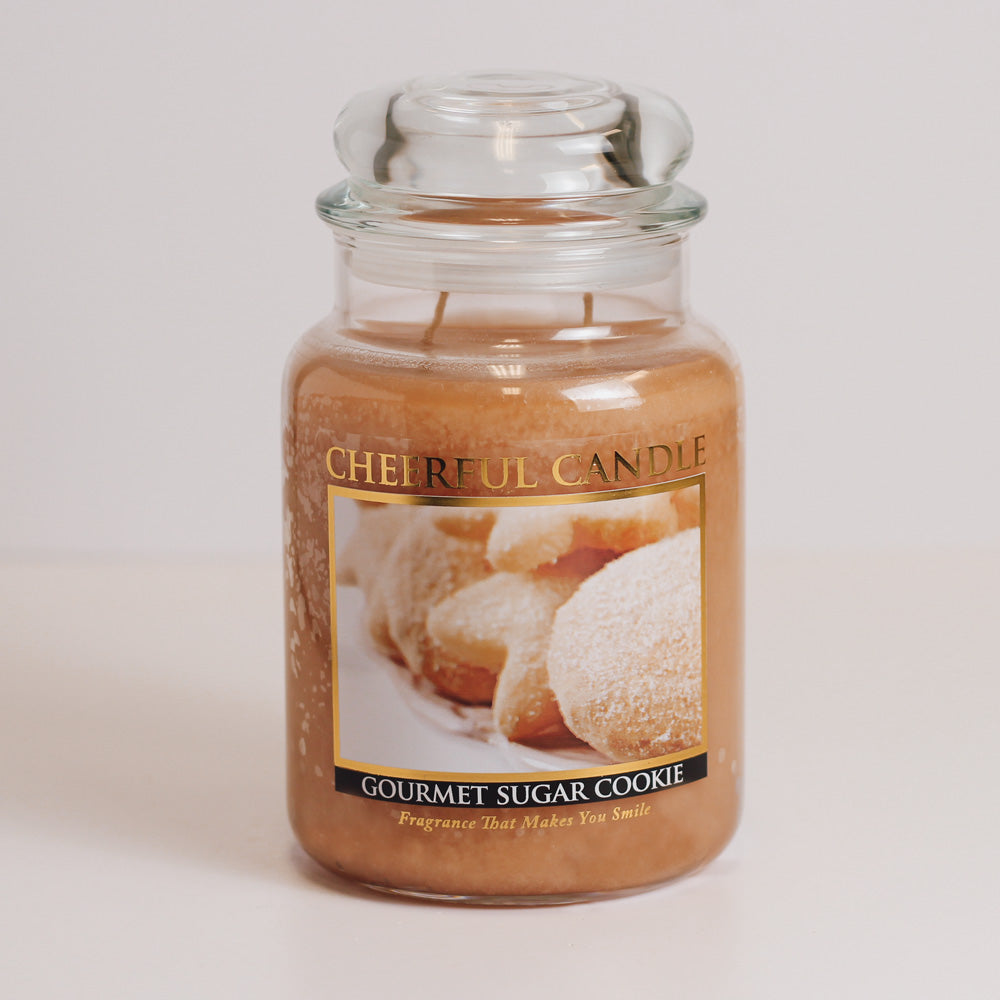 Gourmet Sugar Cookie - 24 oz Cheerful  Candle