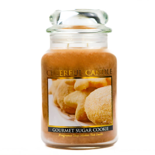 Gourmet Sugar Cookie - 24 oz Cheerful  Candle