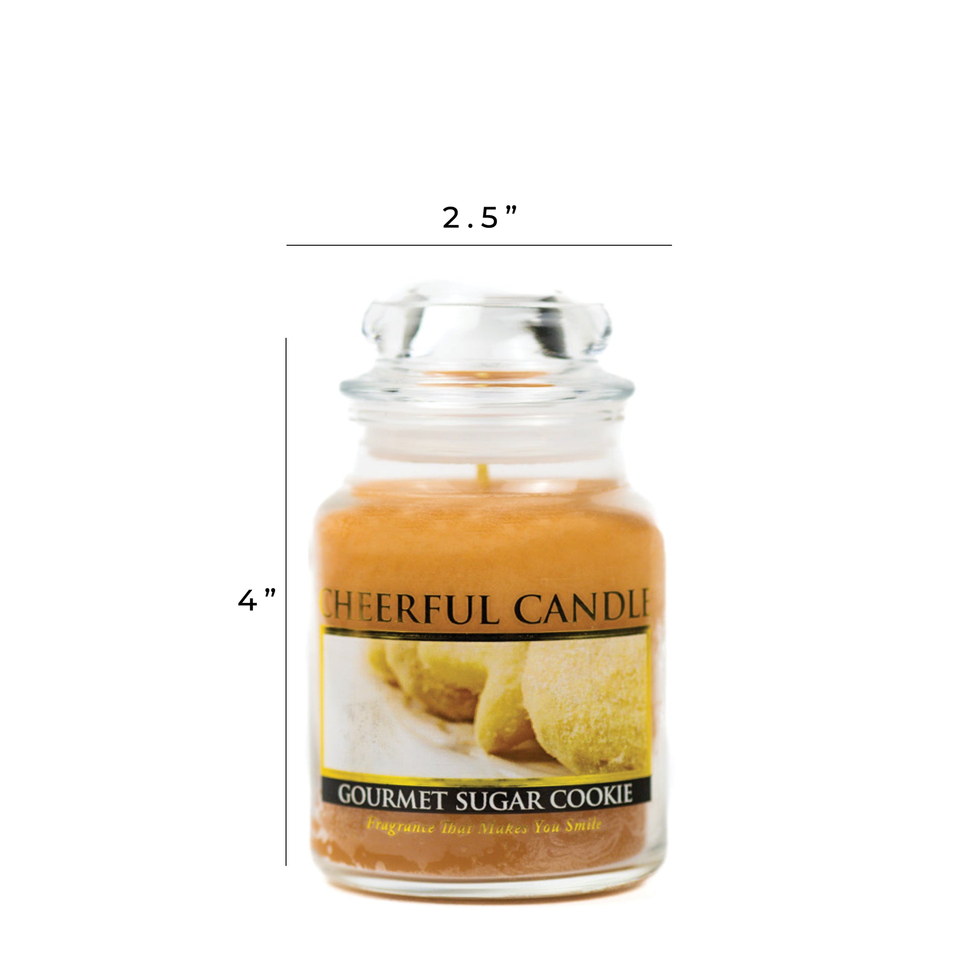 Gourmet Sugar Cookie - 6 oz Cheerful  Candle