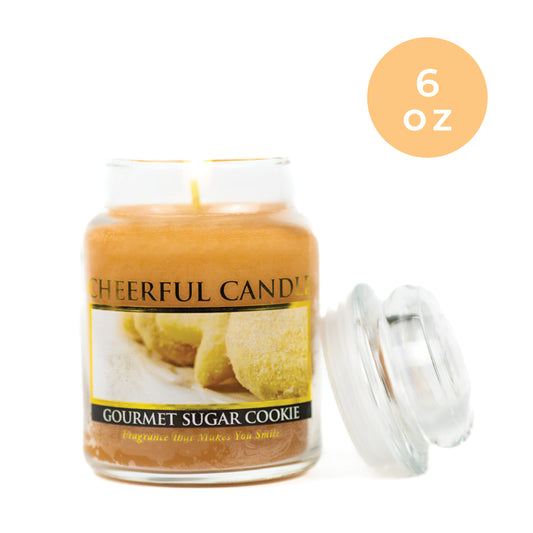 Gourmet Sugar Cookie - 6 oz Cheerful  Candle