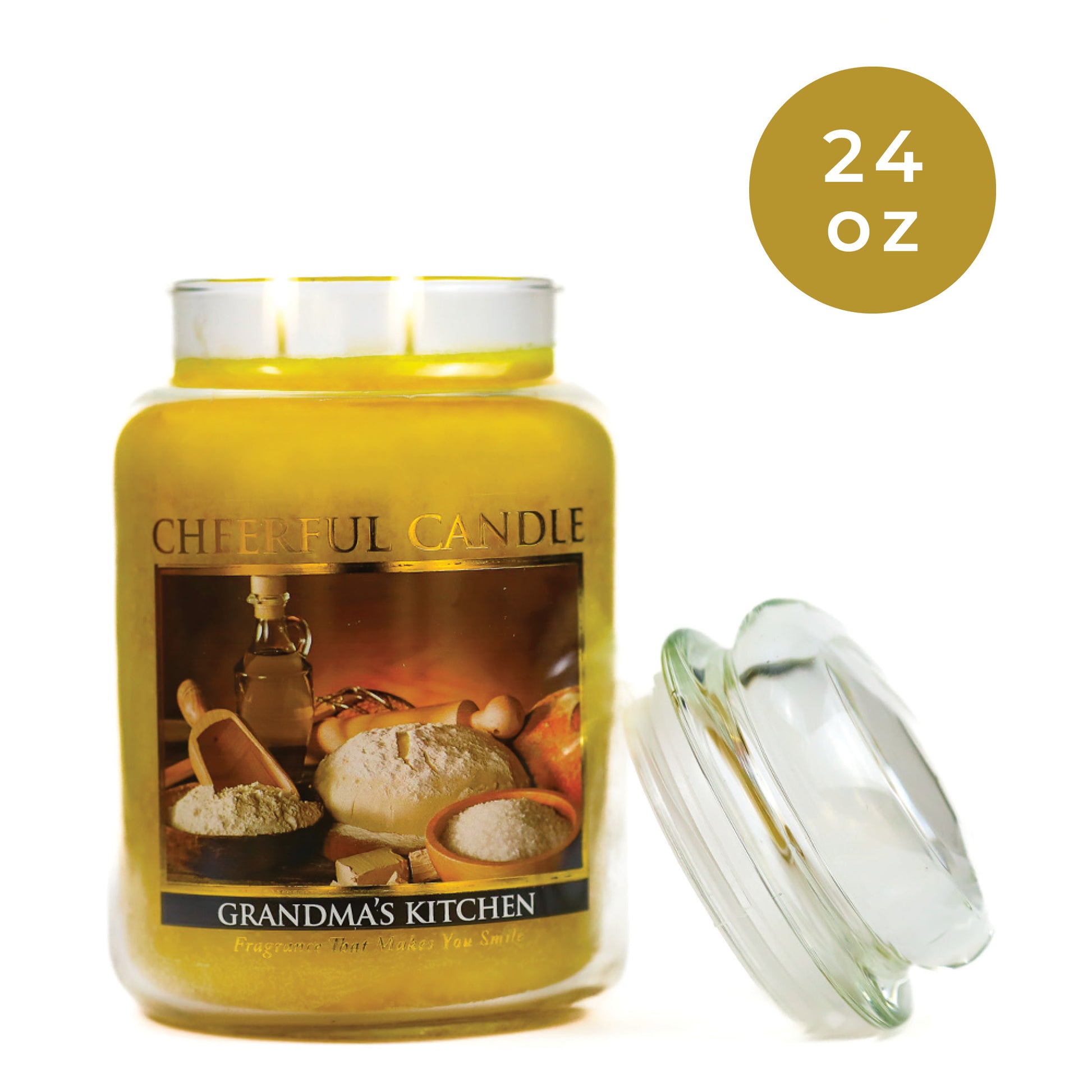 Grandma's Kitchen - 24 oz Cheerful Candle