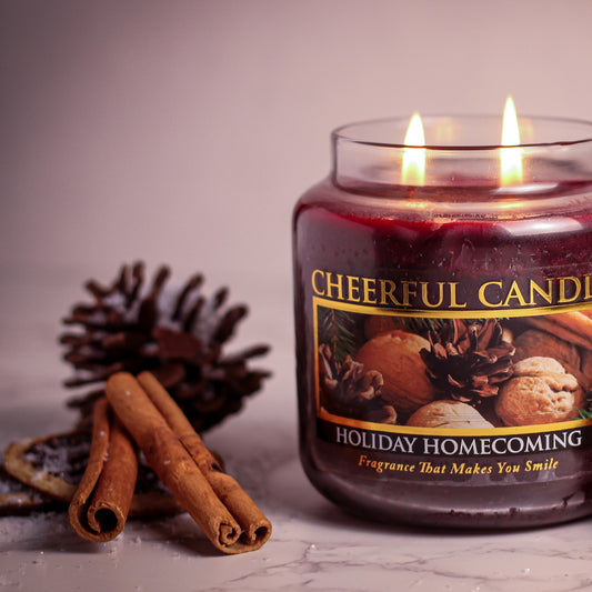 Holiday Homecoming - 16 oz Cheerful Candle