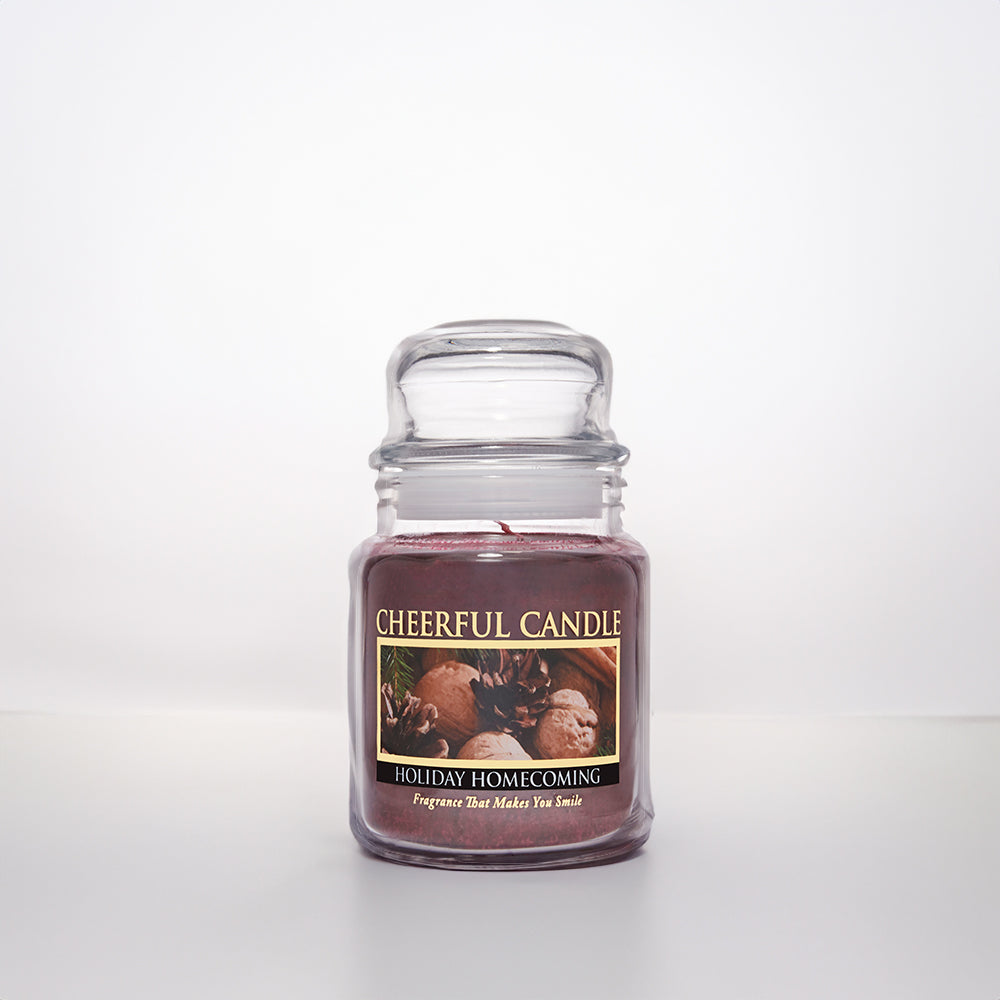 Holiday Homecoming Scented Candle - 6 oz, Single Wick, Cheerful Candle
