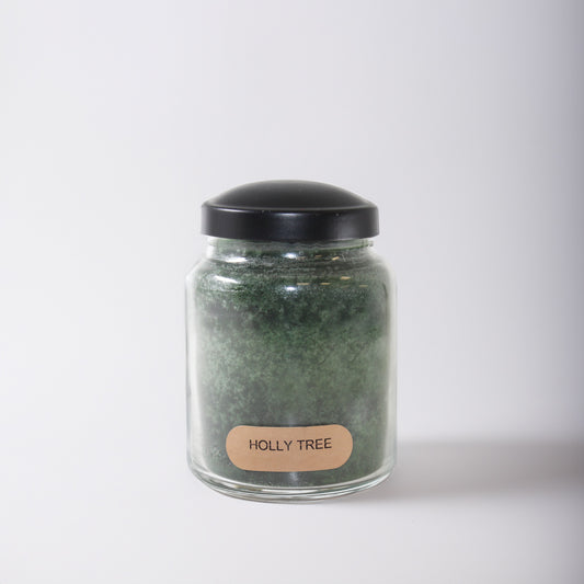 Holly Tree Scented Candle - 6 oz, Single Wick, Baby Jar