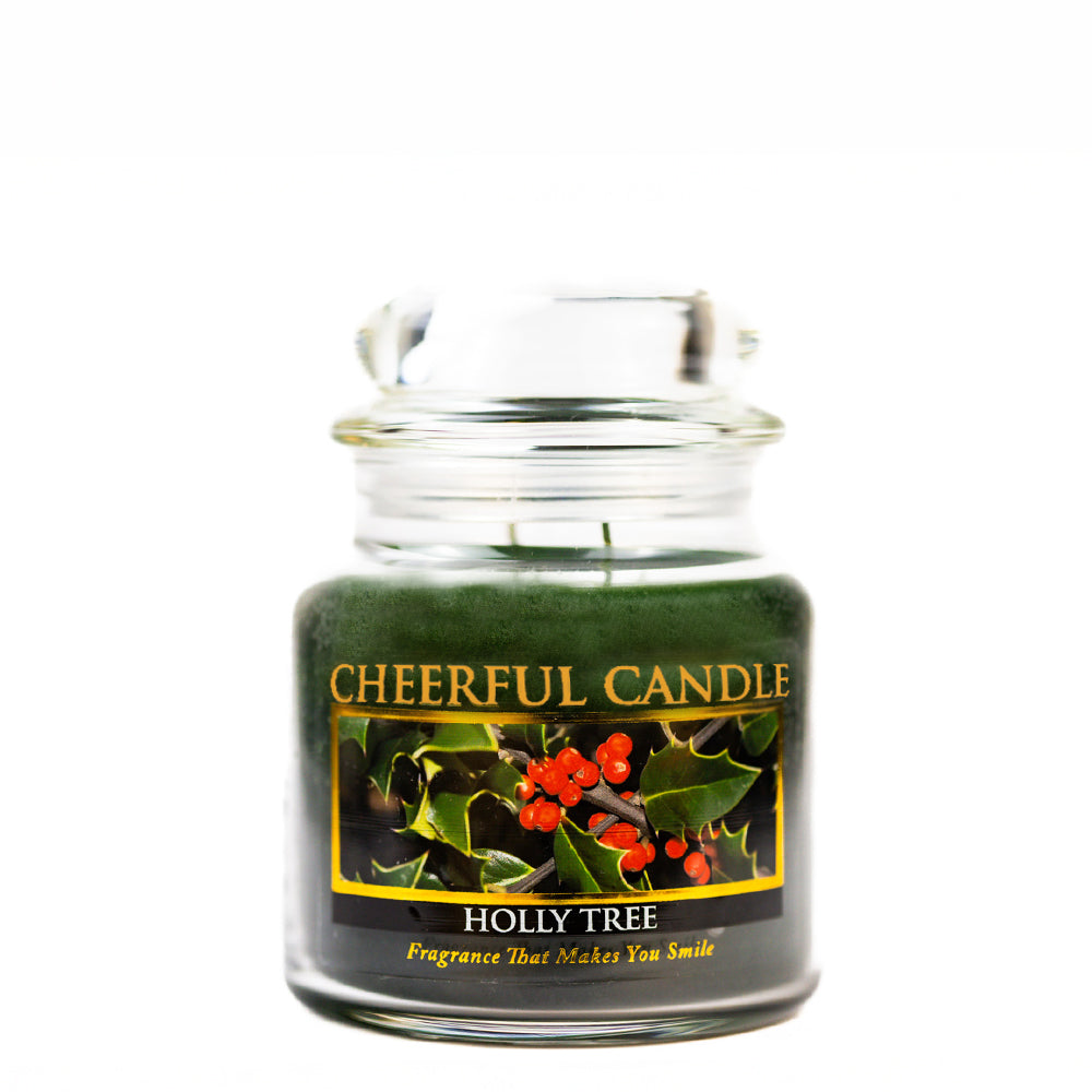 Holly Tree - 16 oz Cheerful Candle