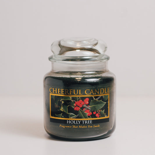 Holly Tree - 16 oz Cheerful Candle