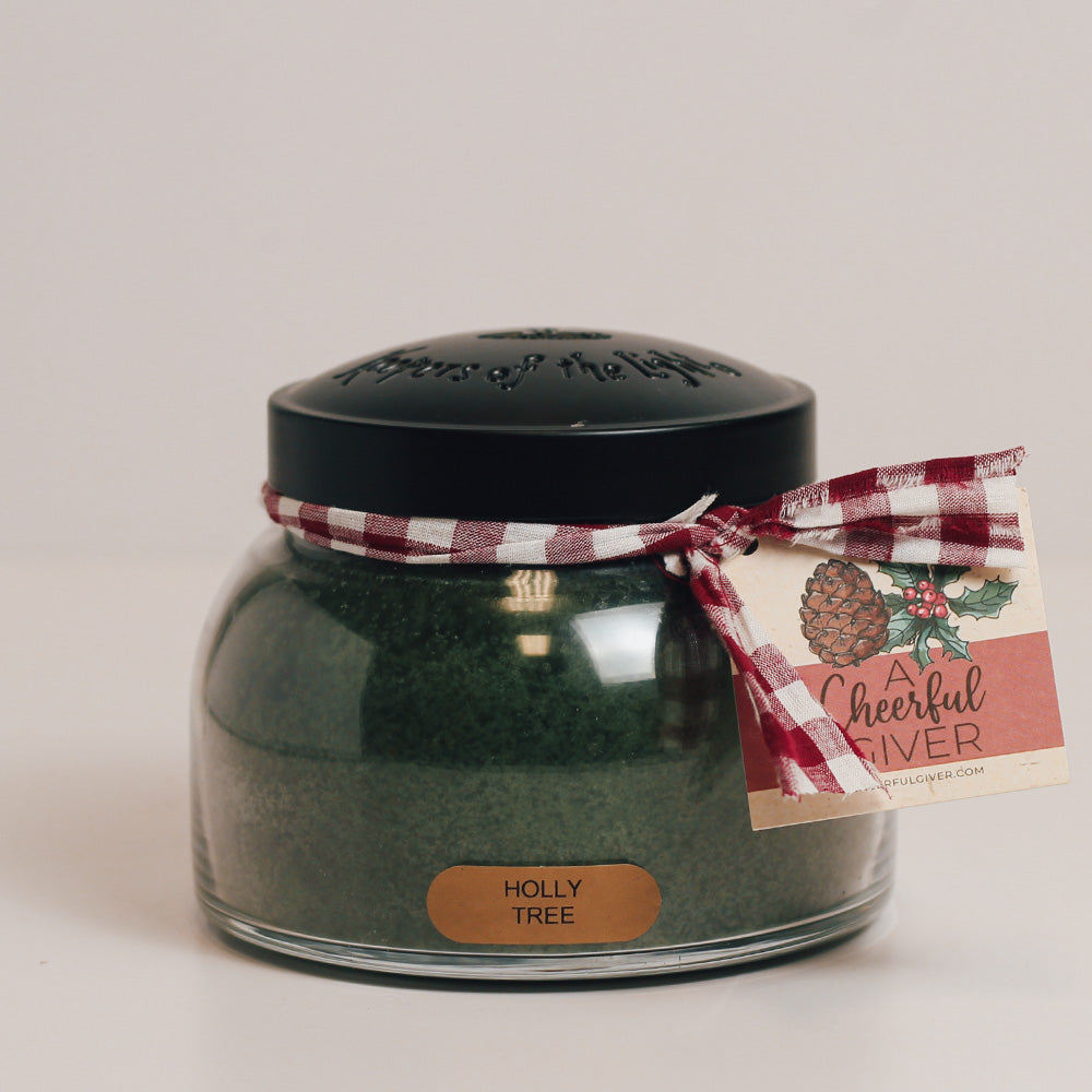 Holly Tree - 22 oz Mama Candle