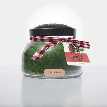 Holly Tree Scented Candle - 22 oz, Double Wick, Mama Jar