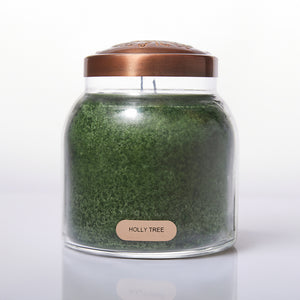 Holly Tree Scented Candle - 34 oz, Double Wick, Papa Jar