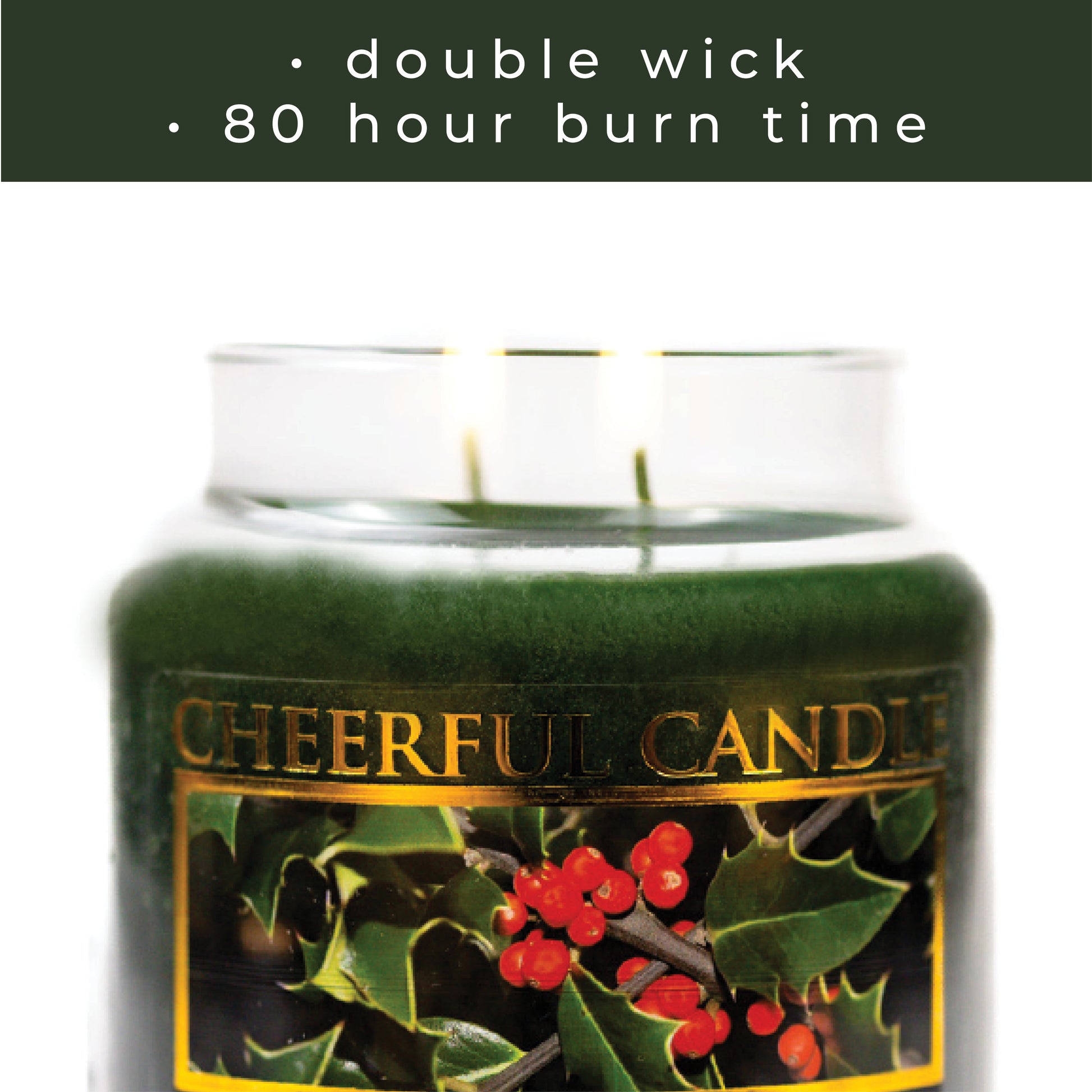 Holly Tree - 16 oz Cheerful Candle