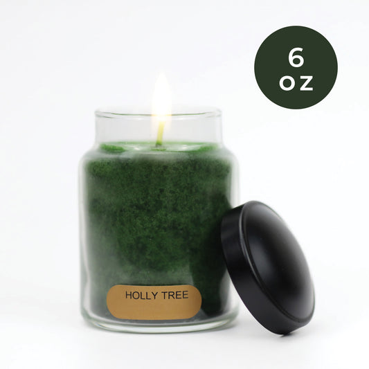 Holly Tree - 6 oz Baby Candle