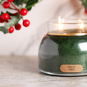 Holly Tree - 22 oz Mama Candle