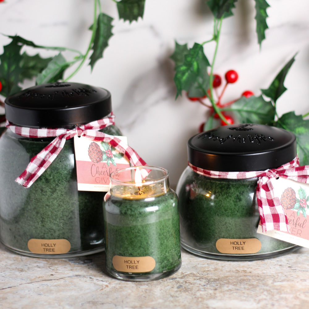 Holly Tree - 22 oz Mama Candle