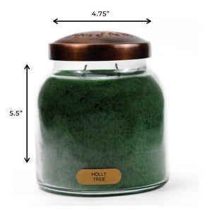 Holly Tree - 34 oz Papa Candle