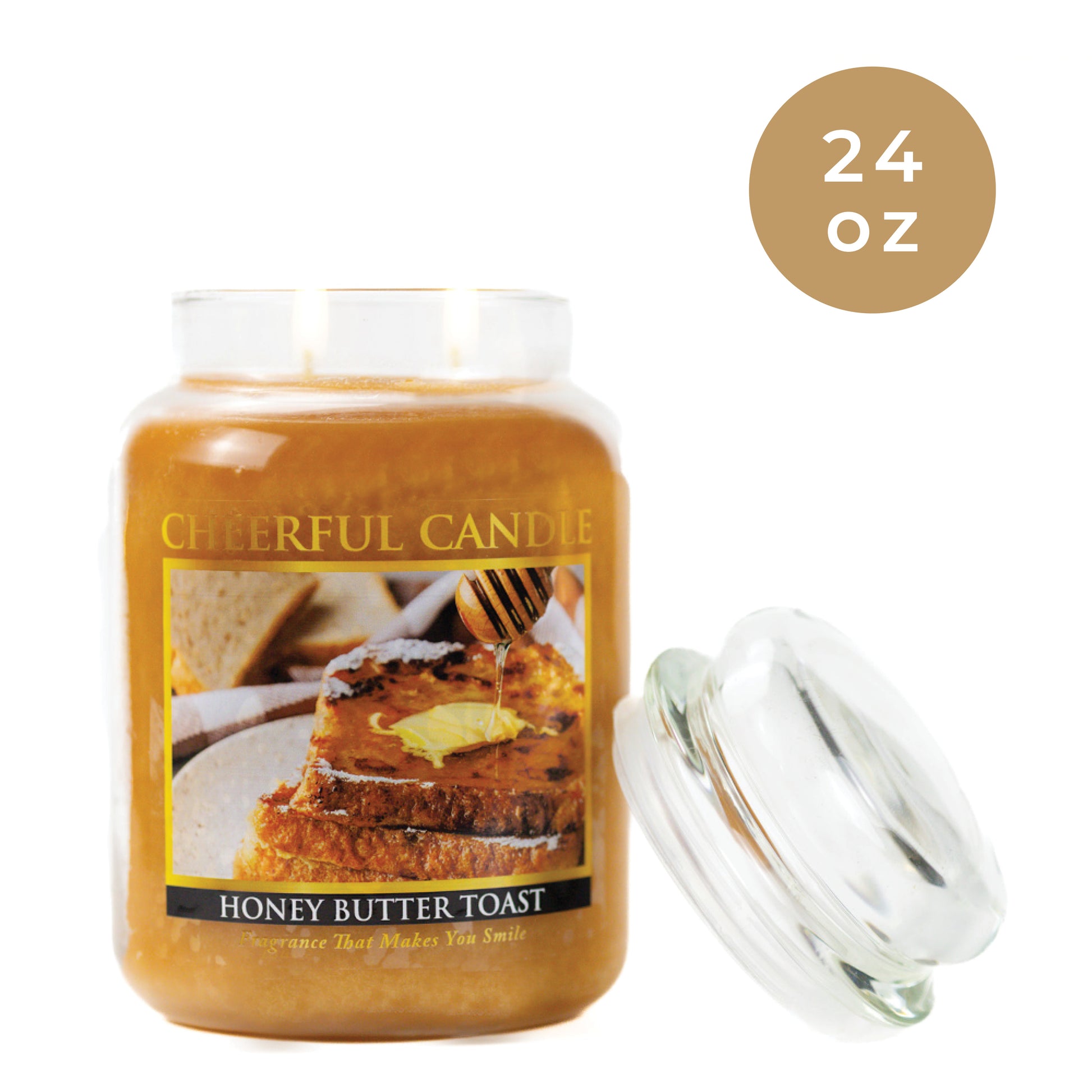 Honey Butter Toast - 24 oz Cheerful Candle